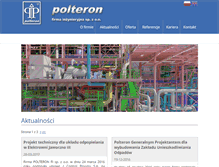 Tablet Screenshot of polteron.pl